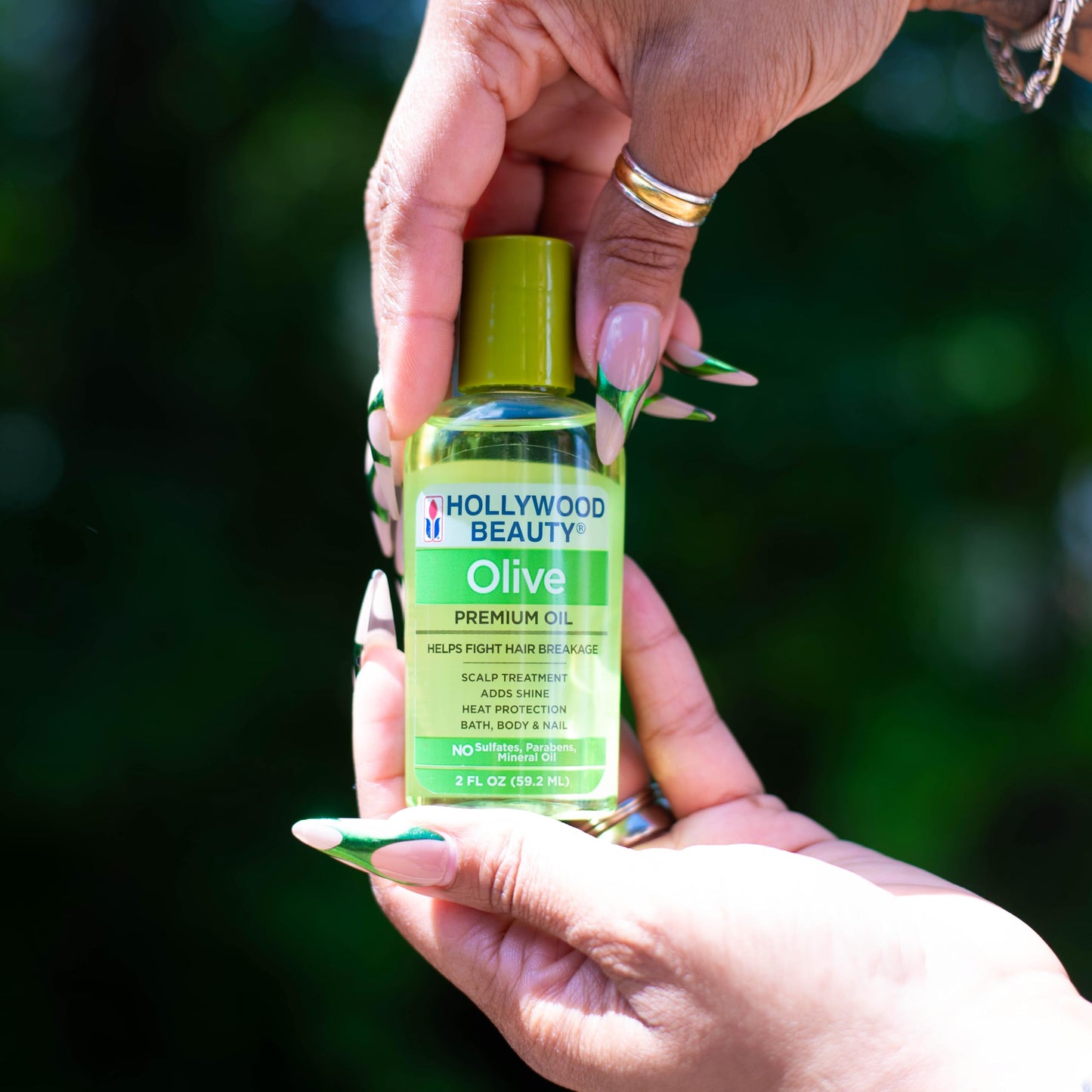 Hollywood Beauty Olive Hair Oil, 2 oz - Fights Hair Breakage, Adds Shine, Heat Protection, Moisturizes Hair & Skin, Antioxidant-Rich Beauty & Personal Care Hollywood Beauty
