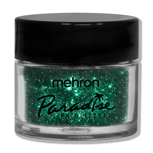 Mehron Makeup Paradise Glitter FX | Professional Cosmetic for Makeup & Art | Vibrant & Shimmering Loose Glitter .25 oz (7 g) (Green) Beauty & Personal Care Mehron