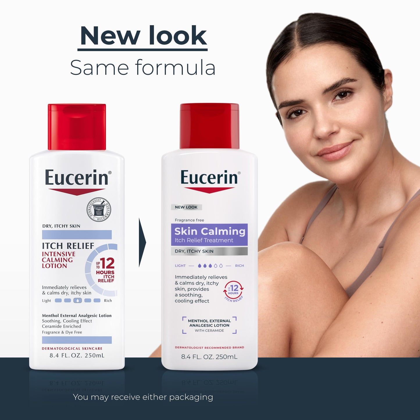 Eucerin Itch Relief Intensive Calming Lotion, Itch-Relieving Lotion for Sensitive Dry Skin, 8.4 Fl Oz Bottle Beauty & Personal Care Eucerin