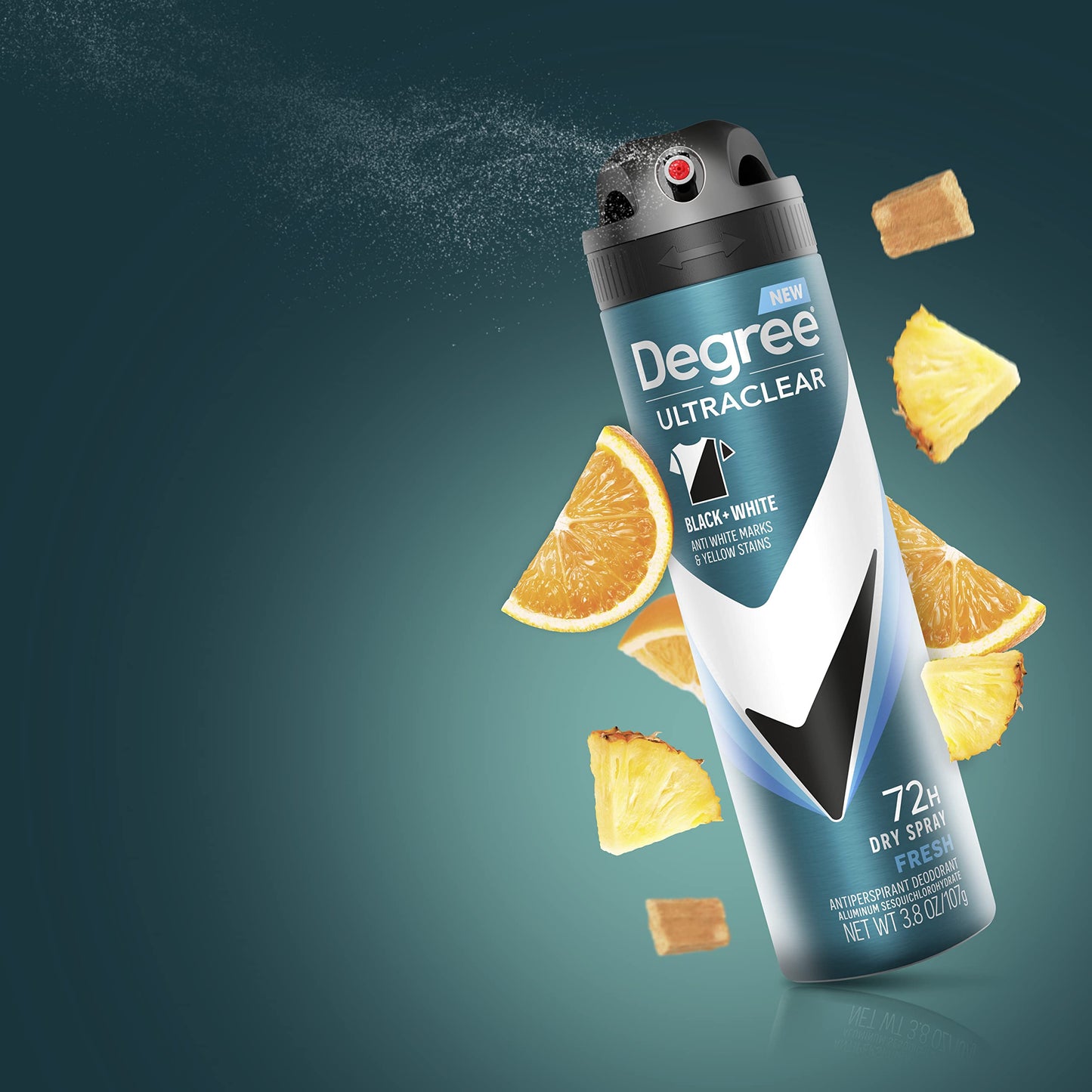 Degree Men Antiperspirant Spray Black + White 3 Count Protects from Deodorant Stains Instantly Dry Spray Deodorant 3.8 oz Beauty and Personal Care Degree