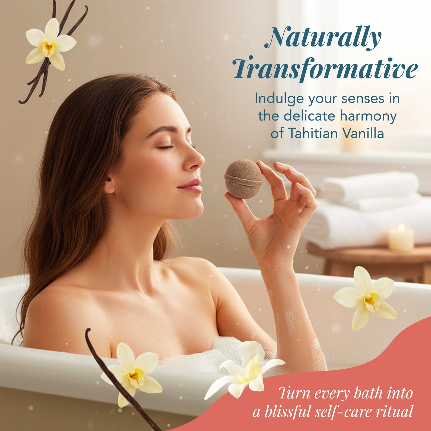 Saavy Naturals Bath Bombs - Relaxing Foaming Fizz Bubbles, Organic Bath Bombs (Pack of 1, 12 Ounce, Tahitian Vanilla) Beauty and Personal Care Saavy Naturals