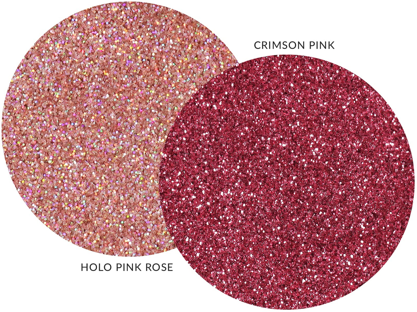 MARBLERS Twinkle Face & Body Glitter Duo [Holo Pink Rose & Crimson Pink] 0.36oz (10g) | Non-Toxic | Cruelty-Free | Eyeshadow, Nail Polish, Nail Art | Beauty & Personal Care MARBLERS