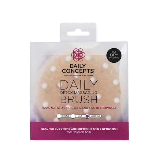 DAILY CONCEPTS Daily Detox Massage Brush, Vigorous, 1 Count Beauty and Personal Care DAILY CONCEPTS