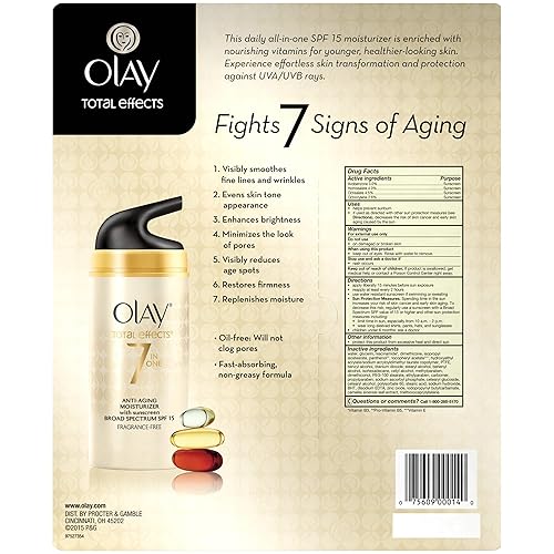 Olay Total Effects 7-in-1 Anti-aging UV Moisturizer Beauty & Personal Care Olay