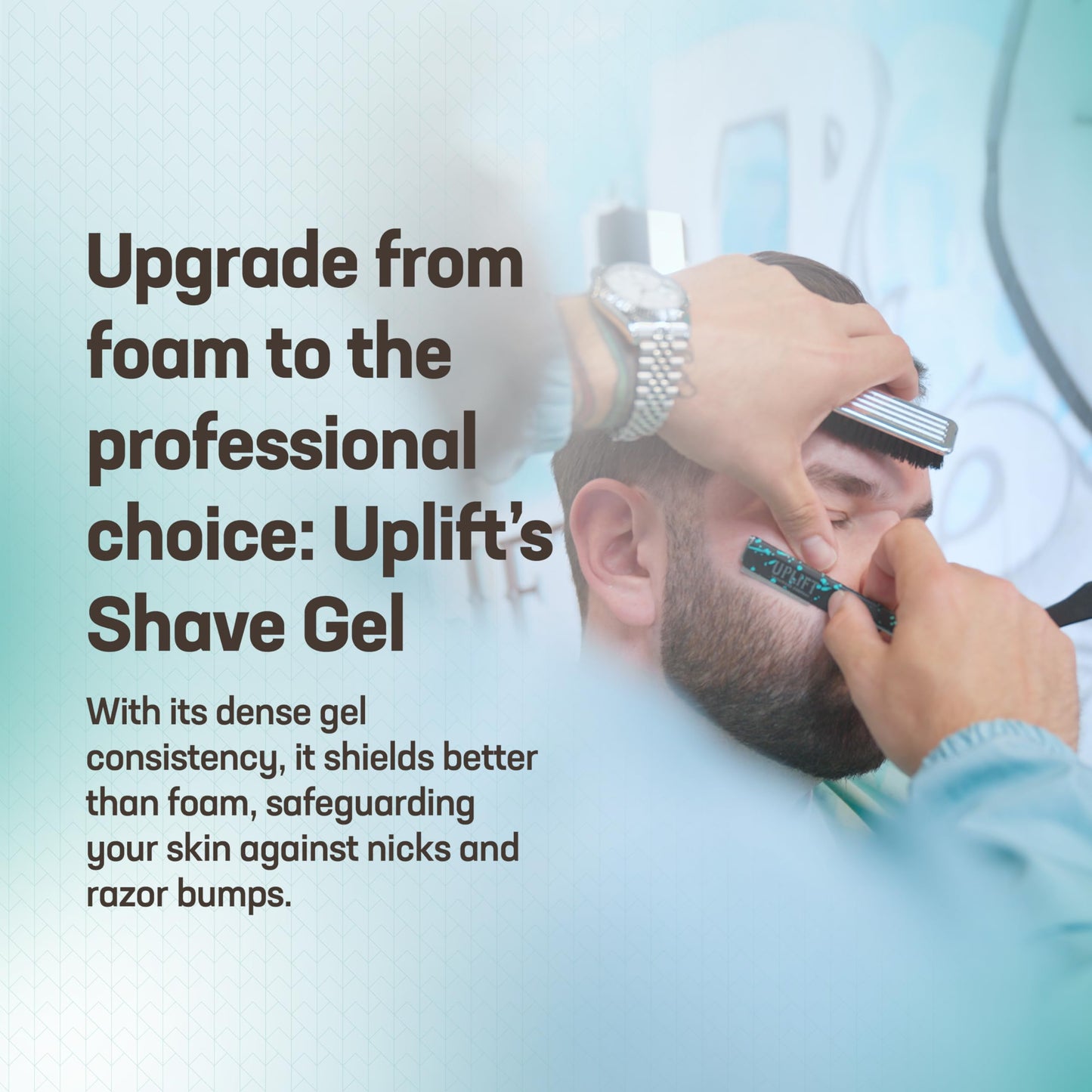 Uplift Provisions Clear Shaving Gel for Men & Women - Infused with Plant Extracts for an Ultra-Smooth Shave, Leaving Skin Hydrated, Velvety Soft, Beauty and Personal Care Uplift Provisions Company