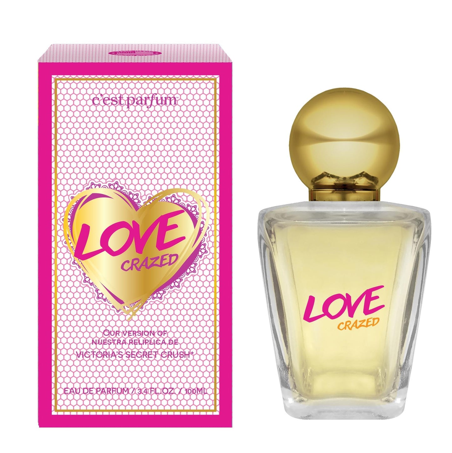 Belcam Beauty LOVE CRAZED Eau de Parfum for Women, Floral Fresh Notes, 3.4 Fl Oz Beauty & Personal Care Belcam Beauty