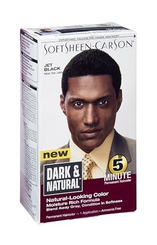Dark and Natural Men's 5 Minute Hair Color 3, Jet BLack, 1 ea (Pack of 12) Beauty & Personal Care Dark & Natural