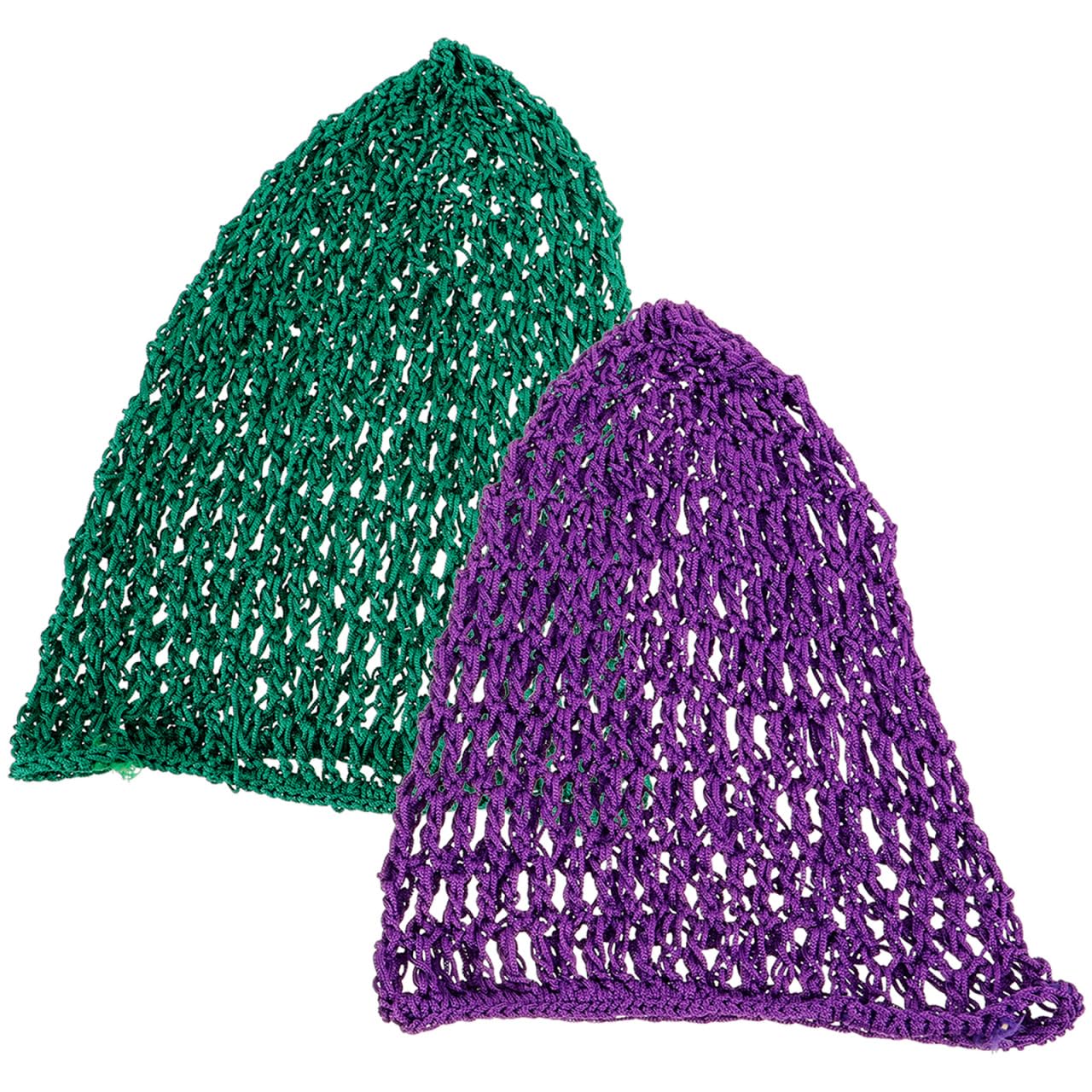 CALLARON 2Pcs Hair Net Cap - Crochet Mesh Cap, Rayon Handcraft Knit Snood Sleeping Caps for Women Girls(Green+Purple) Beauty and Personal Care CALLARON