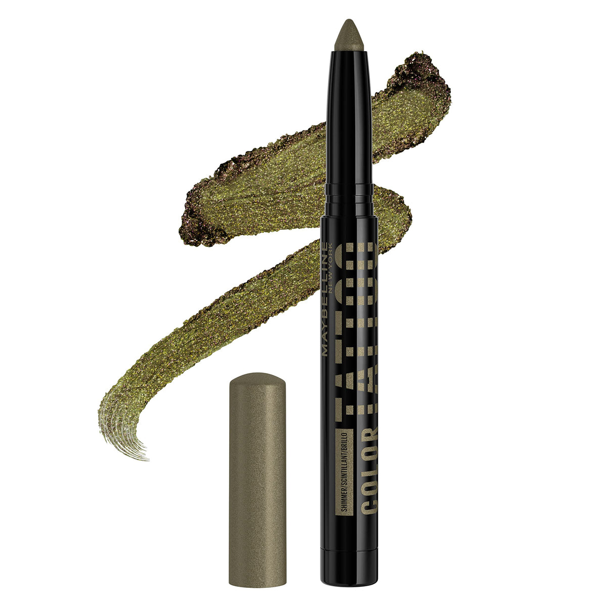 MAYBELLINE Color Tattoo Longwear Multi-Use Eye Shadow Stix, Eye Makeup, I am Fierce (Deep Green Shimmer) Beauty & Personal Care MAYBELLINE