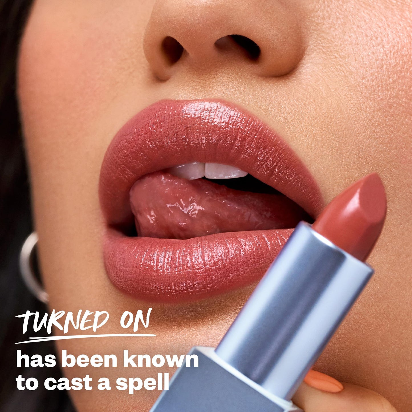 Kosas Weightless Lip Color Nourishing Satin Lipstick - High Impact Lip Color with Clean Formula - Comfy Feel & Soft Finish - Turned On Beauty & Personal Care Kosas