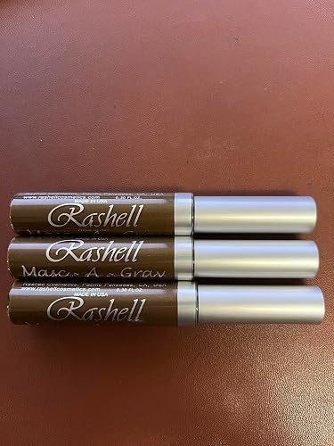 (3 Pack) RASHELL Masc-A-Gray Hair Color Mascara - Brown by Rashell Beauty & Personal Care Rashell