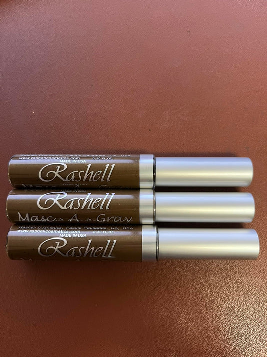 (3 Pack) RASHELL Masc-A-Gray Hair Color Mascara - Brown by Rashell Beauty & Personal Care Rashell