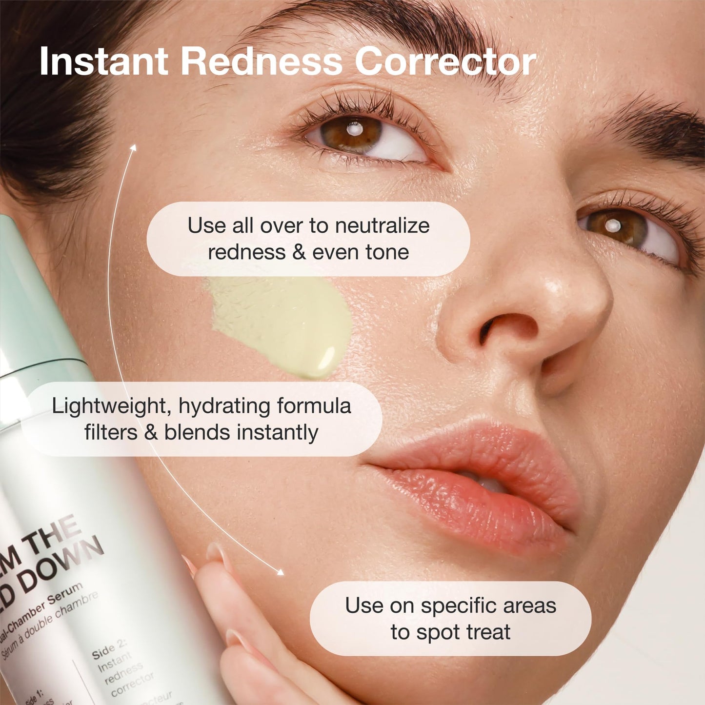 INNBEAUTY Project Calm The Red Down Dual Chamber Serum for Redness, Soothing & Skin Barrier Support, 1.7 OZ (50ml) Beauty & Personal Care Innbeauty Project