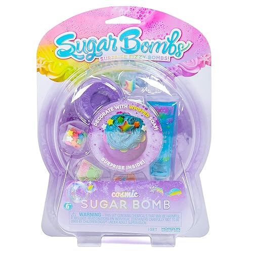Sugar Bombs by Horizon Group USA, Design & Decorate Your Own Galactic Themed Fizzing Bomb.Fizz In Bowl to Revel Hidden Surprise Gift.Embellish… Beauty & Personal Care Sugar Bombs