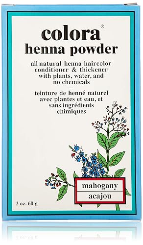 Colora Henna Powder Hair Color Mahogany, 2 Ounce (Pack of 3) Beauty & Personal Care Colora