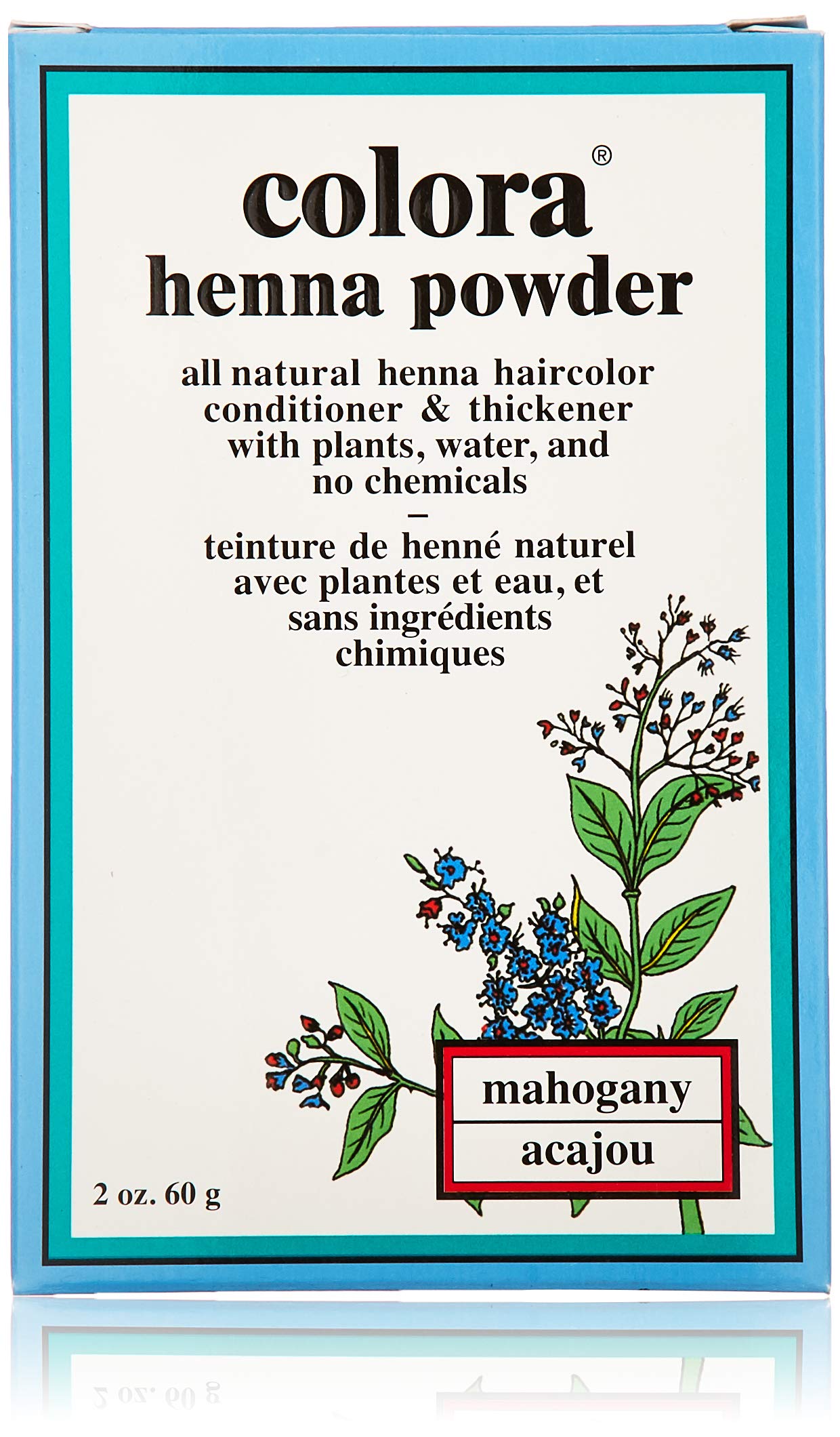 Colora Henna Powder Hair Color Mahogany, 2 Ounce (Pack of 3) Beauty & Personal Care Colora