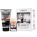 L'Oreal Paris Men Expert Charcoal Facial Cleanser & Anti-Wrinkle & Firming Face Moisturizer Gift Set (Set of 2) Beauty & Personal Care L'Oreal Paris