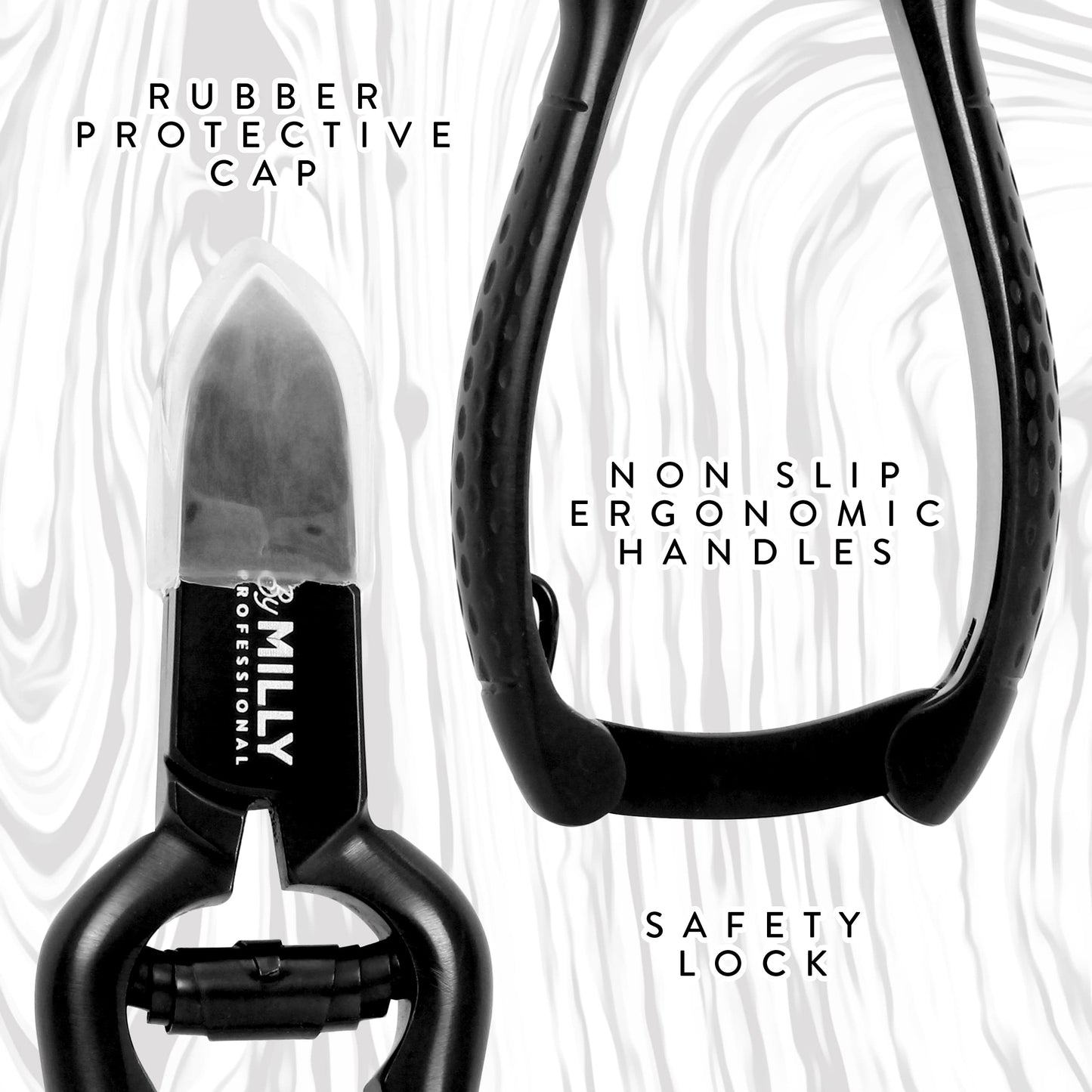 By MILLY Heavy Duty Toenail Clippers for Thick Toenails | High Carbon Stainless Steel | Trim Thick or Hard Toenails | Professional Nail Clippers Beauty & Personal Care By MILLY