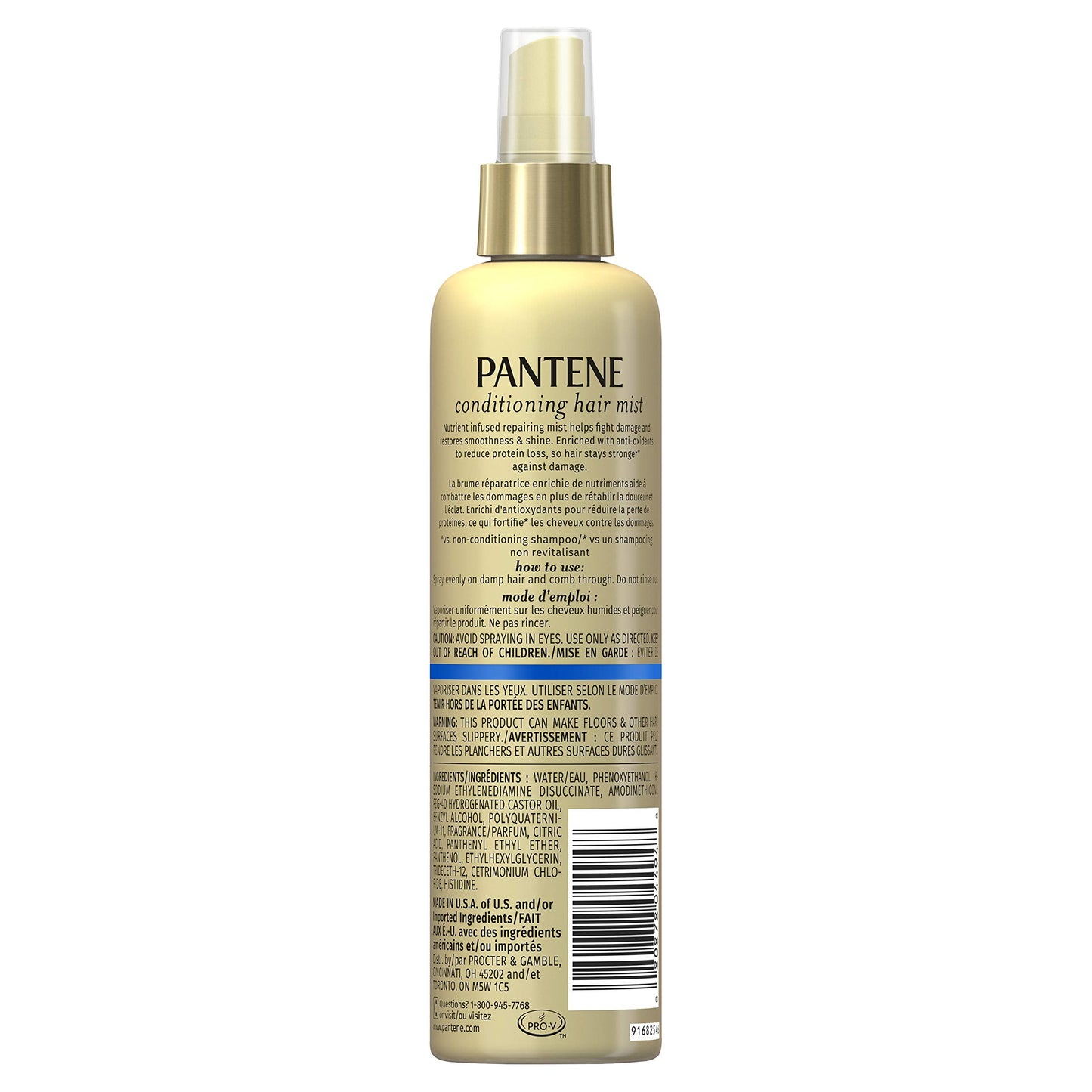 Pantene Pro-V Nutrient Boost Repair & Protect Conditioning Mist Damage Resisting Detangler, 8.5 fl oz Beauty & Personal Care Pantene