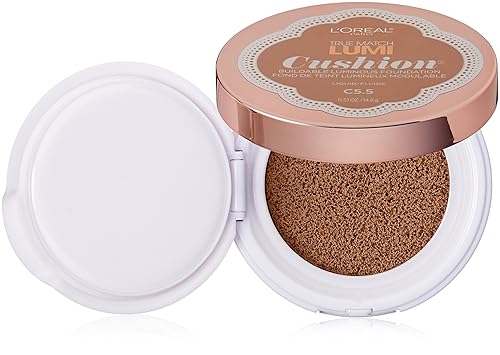 L'Oréal Paris True Match Lumi Cushion Foundation, C5.5 Natural Tan, 0.51 oz. Beauty & Personal Care L'Oreal Paris