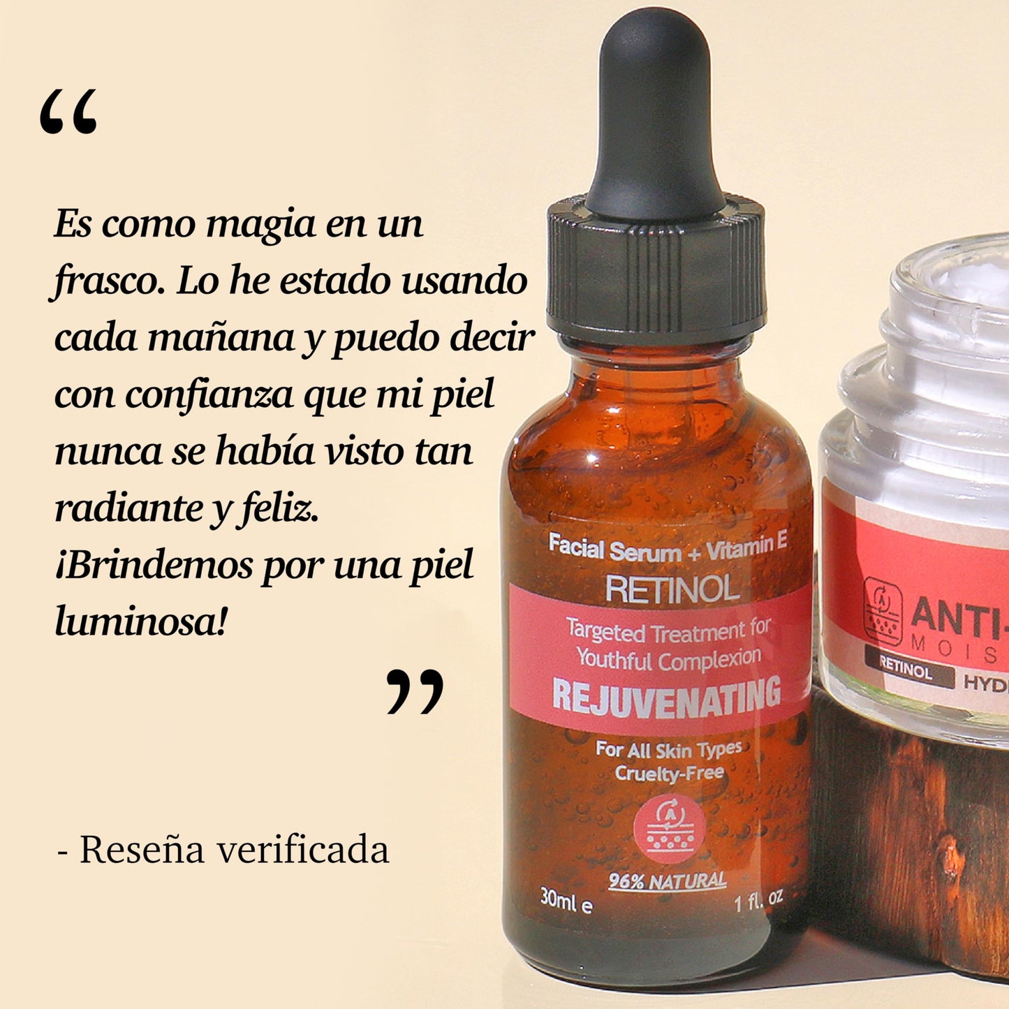Purifect Retinol Rejuvenating Facial Serum for Anti-Aging - Helps Wrinkles & Dark Spots with Vitamin E & Arginine, Targets Fine Lines, Improves Beauty & Personal Care Purifect by Symphony Beauty
