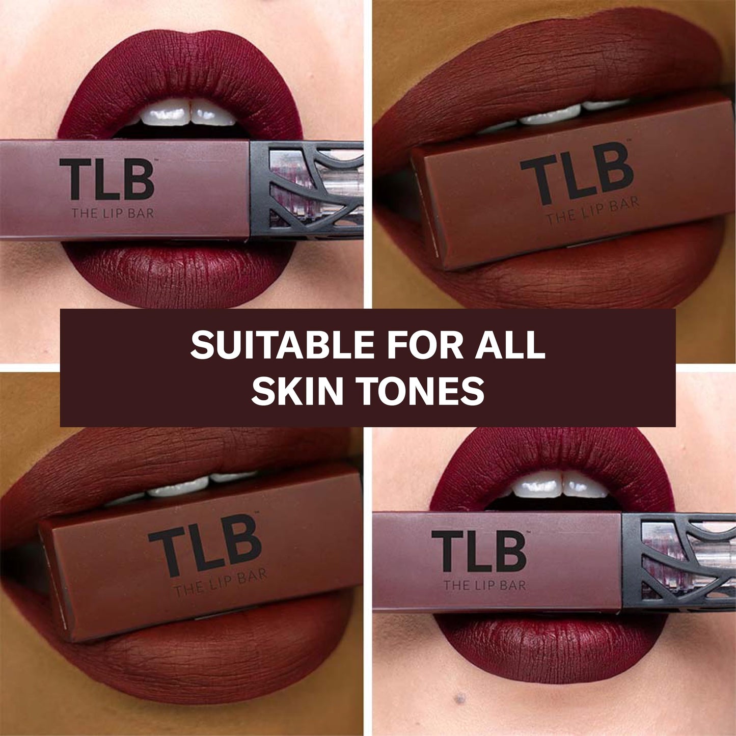 The Lip Bar - Nonstop Liquid Matte Lipstick, Rebel (Deep Burgundy) - High Pigment - One Swipe - Long Lasting - Jojoba Oil, Vitamin E - Vegan, Gluten Beauty & Personal Care The Lip Bar