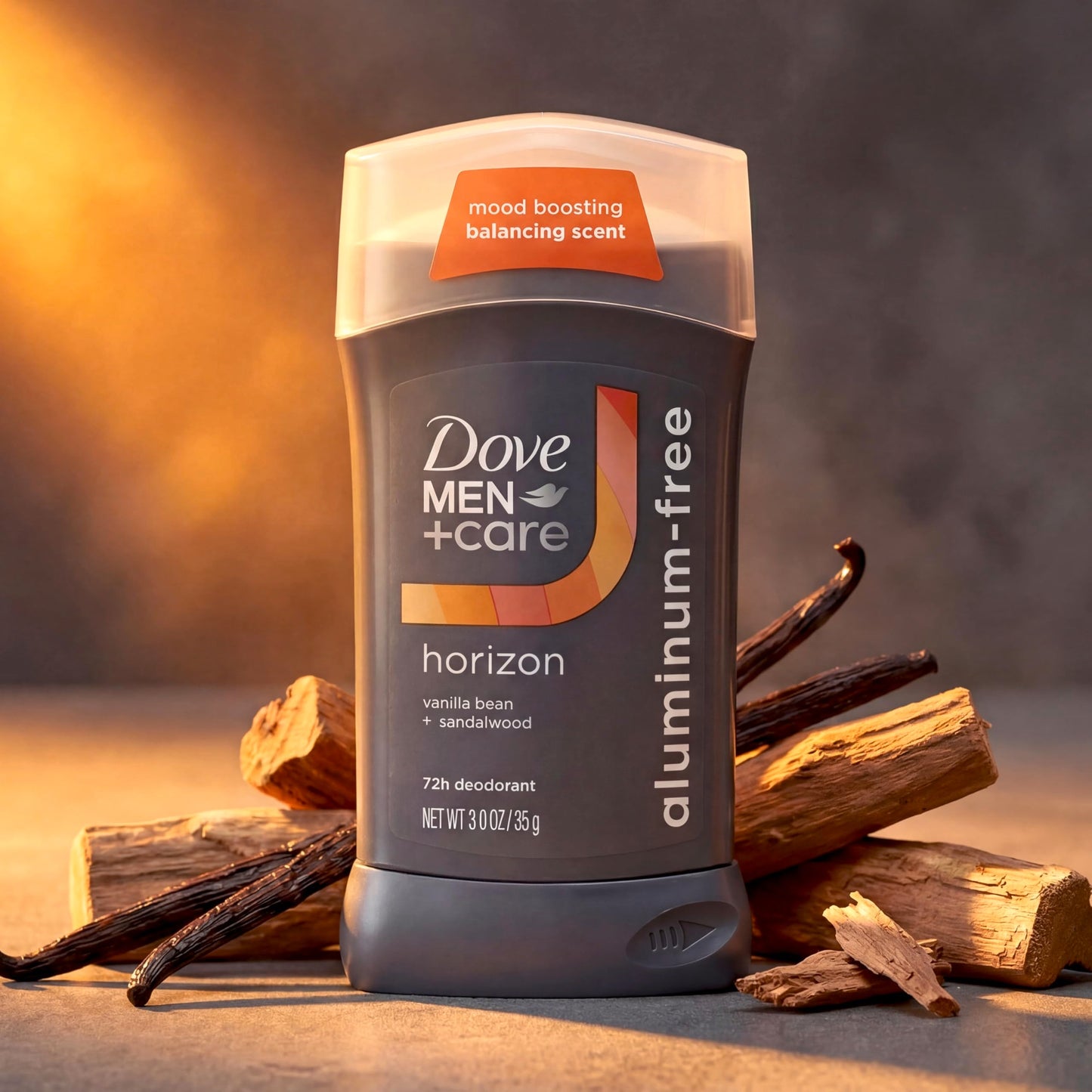 DOVE MEN + CARE Aluminum?Free Deodorant Stick for Men, Vanilla Bean & Sandal Wood Mood Boosting Scent, 72HR Odor Protection, 3 oz Beauty and Personal Care DOVE MEN + CARE