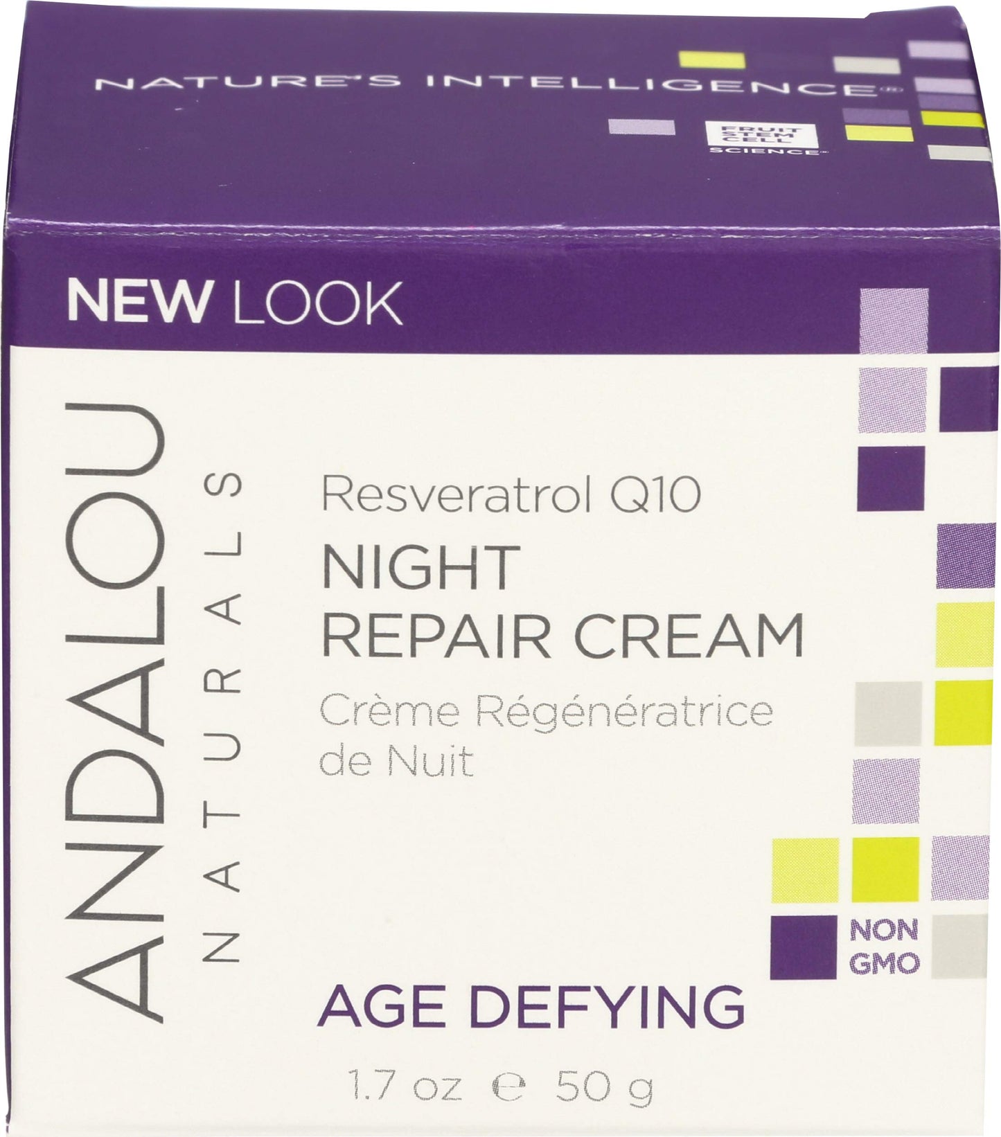 Andalou Naturals Night Crm Repair Resvrtrl Q1 Beauty & Personal Care Andalou Naturals