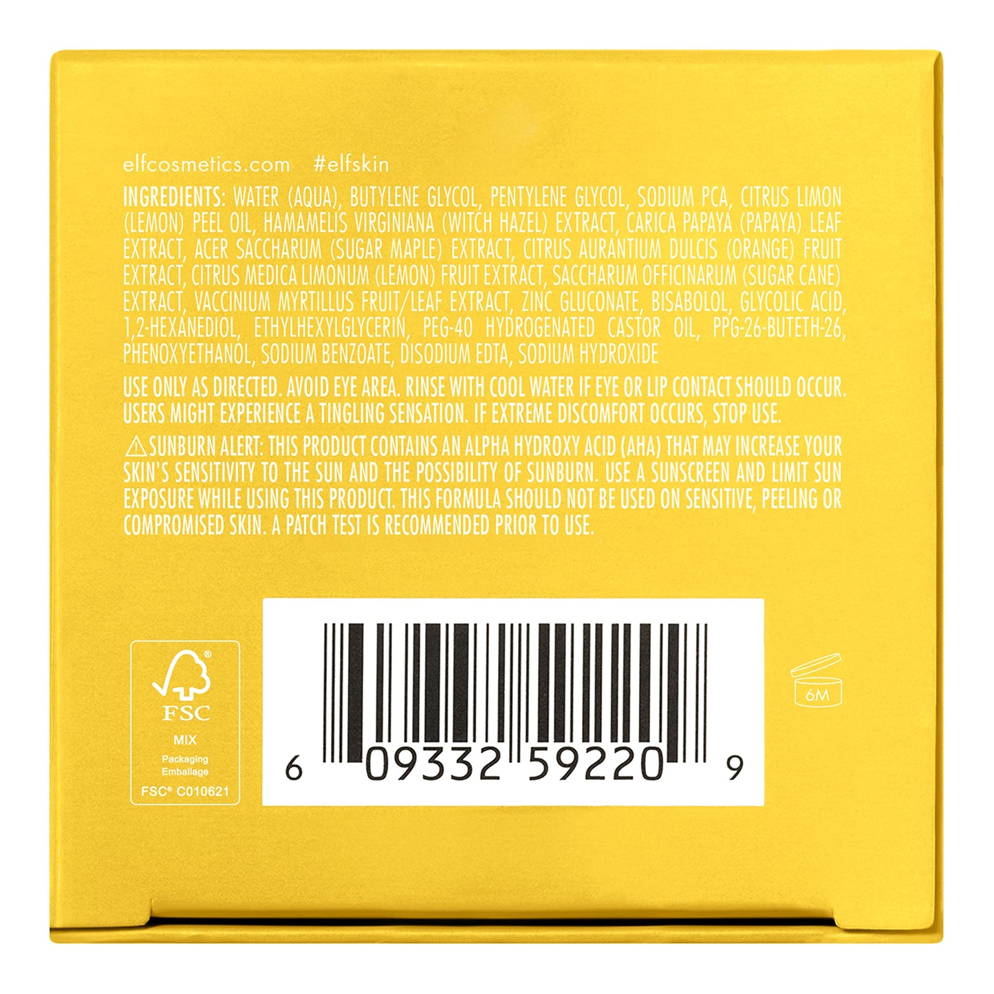 e.l.f. SKIN SuperBrighten Peel Pads, Gently Exfoliating Single-Use Pads For Glowing Skin, Infused With Fruit Acids Beauty & Personal Care e.l.f.