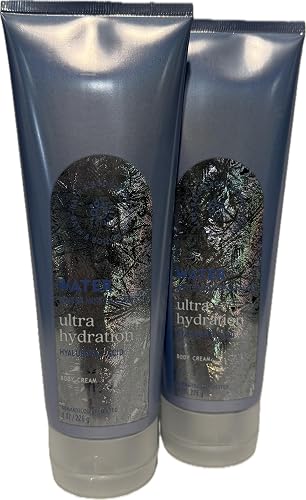 Bath & Body Works Water Winter Mint Ultimate Hydration Body Cream 8 Ounces Pack of 2 Beauty & Personal Care Bath & Body Works