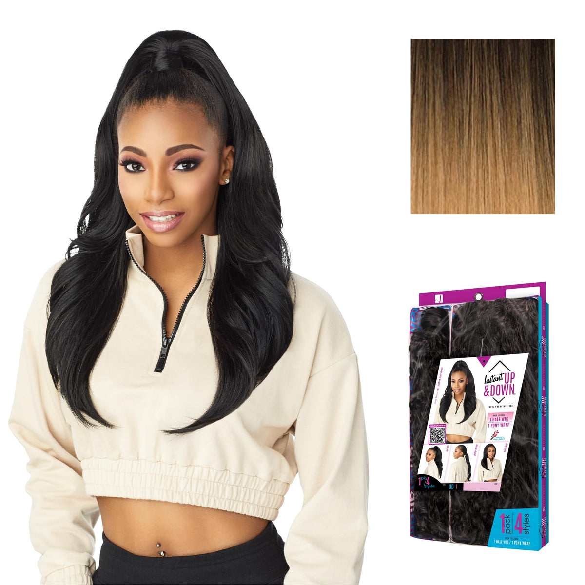 Sensationnel Instant Updown Halfwig Pony-Iud 1, T2/27