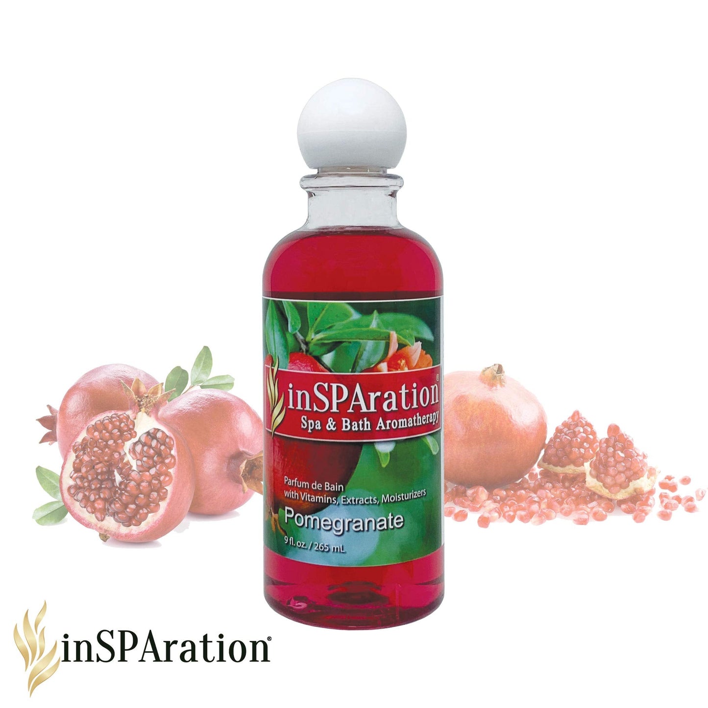 inSPAration Spa and Bath Aromatherapy 374X Spa Liquid, 9-Ounce, Pomegranate Beauty and Personal Care InSPAration