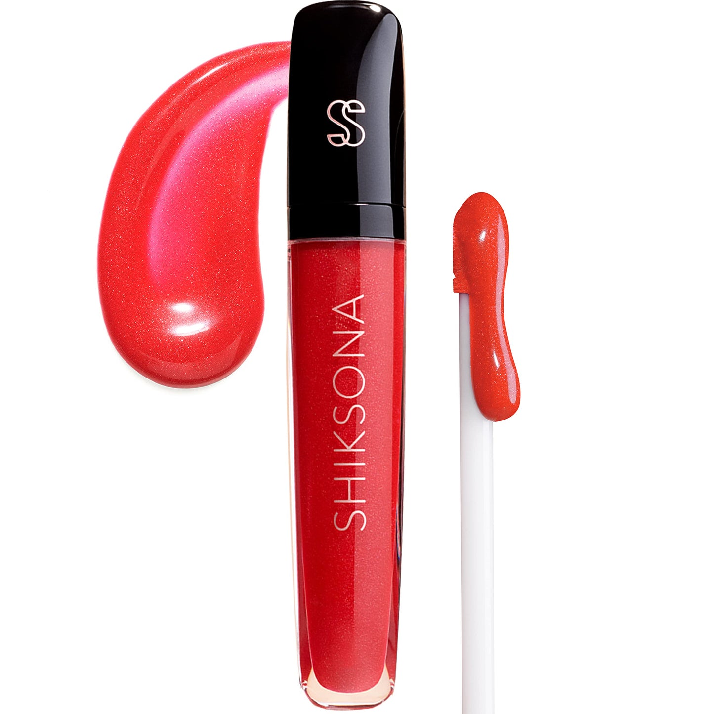 ShikSona High Shine Lip Gloss | Hydrating, Vegan, High Pigment, Non-Sticky Lipgloss in a Timeless, Universal Color | Sexy Self-Starter (Candy Apple Beauty & Personal Care ShikSona