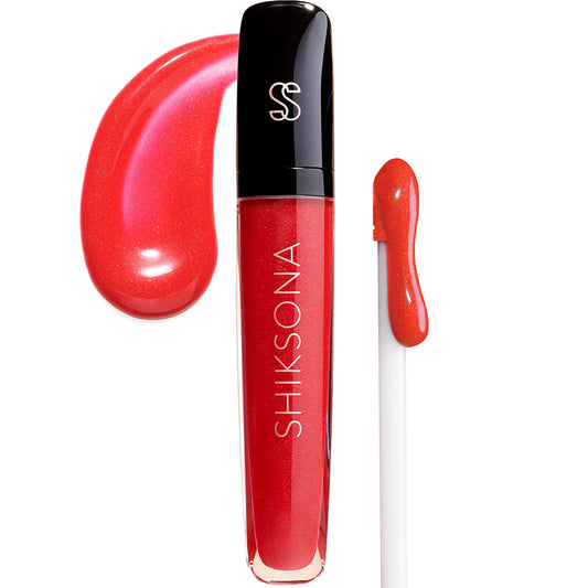 ShikSona High Shine Lip Gloss | Hydrating, Vegan, High Pigment, Non-Sticky Lipgloss in a Timeless, Universal Color | Sexy Self-Starter (Candy Apple Beauty & Personal Care ShikSona