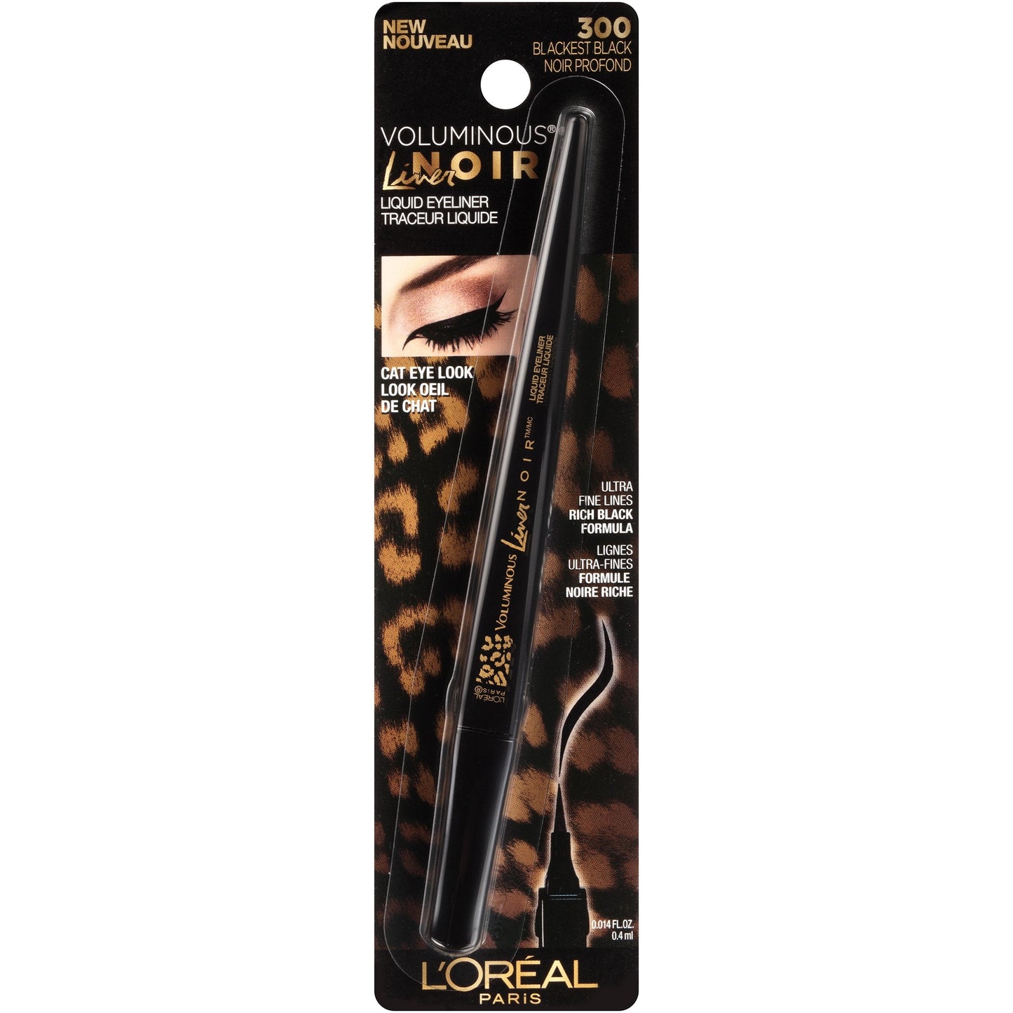 L'Oreal Paris Voluminous Smoldering Eyeliner, Blackest Black (Packaging May Vary) Beauty & Personal Care L'Oreal Paris