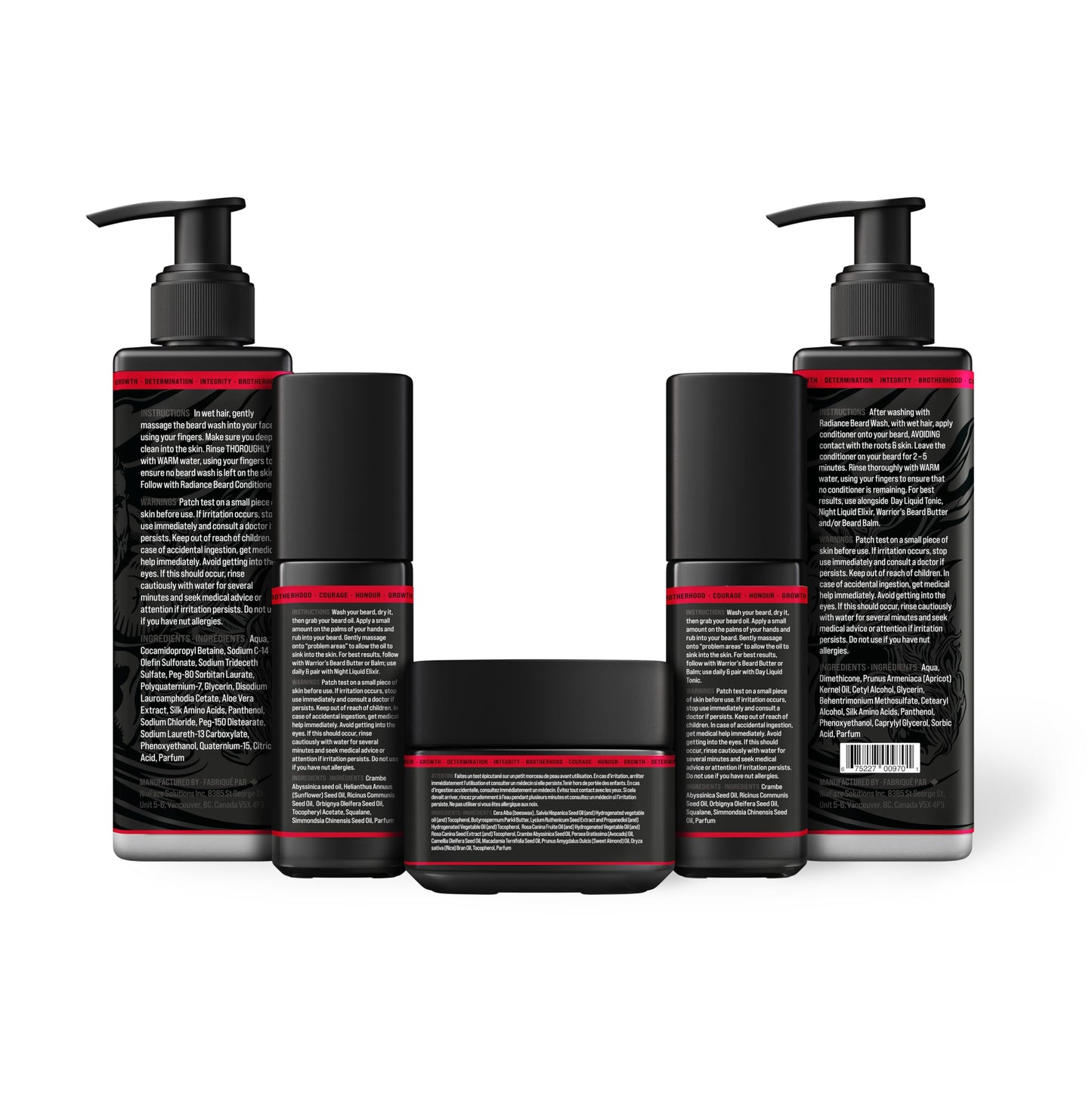 Beard Struggle Ragnarok Rising Eddie Hall Beast Line - Signature Beard Care Kit - Includes Balm, Wash, Conditioner, Night & Day Oil Beauty and Personal Care The Beard Struggle