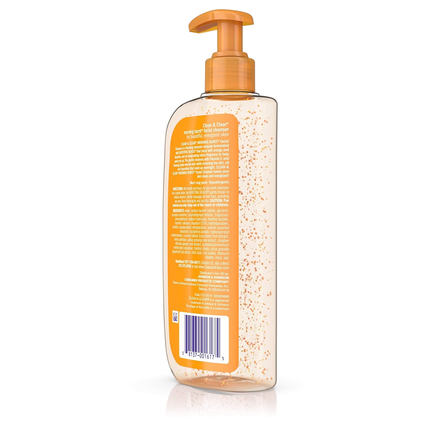 Clean & Clear Morning Burst Facial Cleanser with Bursting Beads (8 fl oz) Beauty & Personal Care Clean & Clear