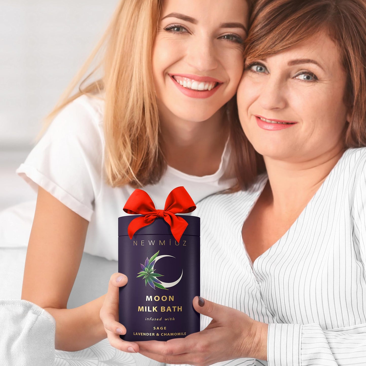 Cleansing Sage Moon Milk Bath Soak - Lavender Chamomile - Moisturize & Soften Skin Spiritual Stress Relief Gifts for Women Destress Luxury Spa Bath Beauty & Personal Care New Miuz