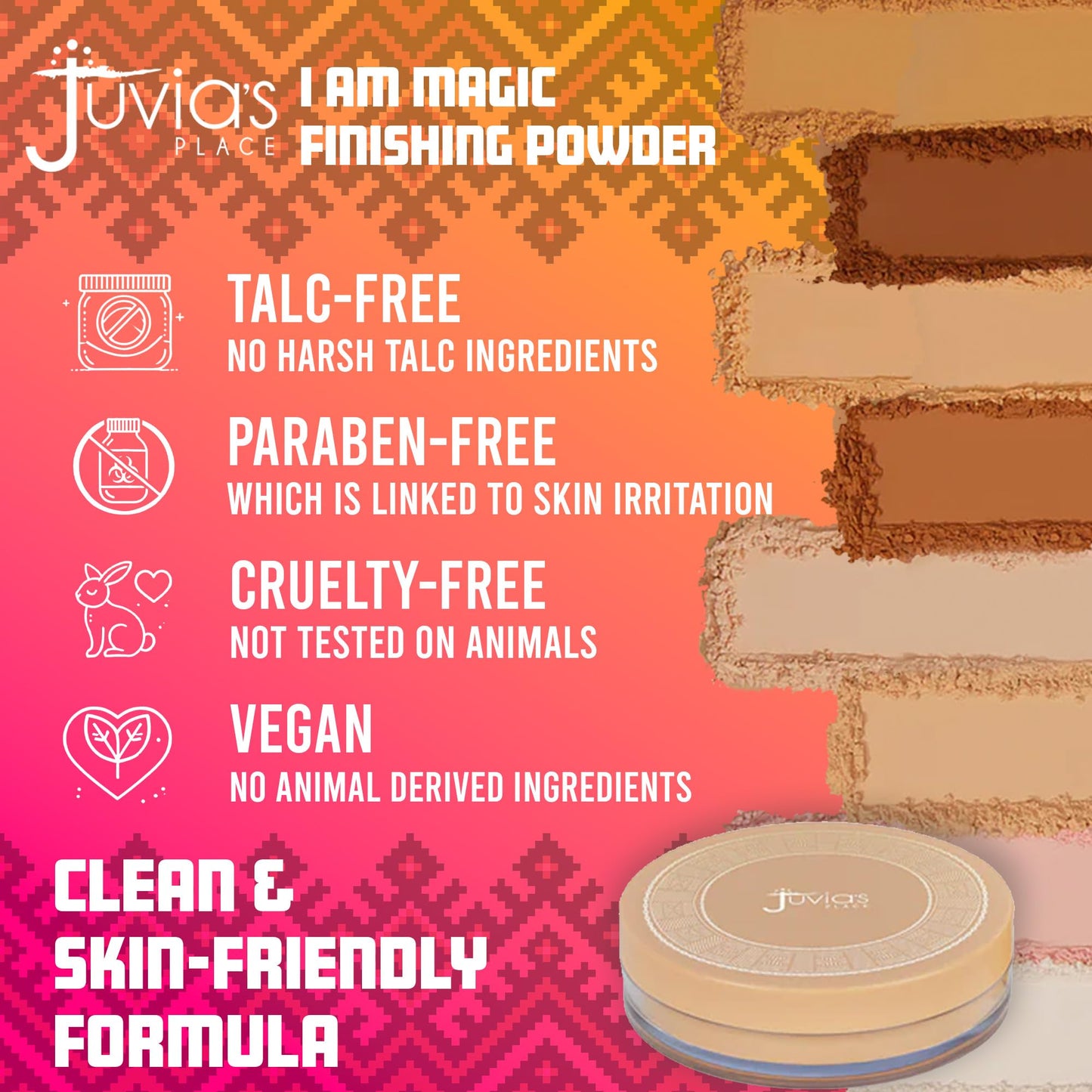 Juvia's Place I Am Magic Silky Finishing Powder - Cookie Dough - Lightweight Loose Face Powder for Women, Makeup for Under Eye & Face - Talc & Paraben Beauty & Personal Care Juvia's Place