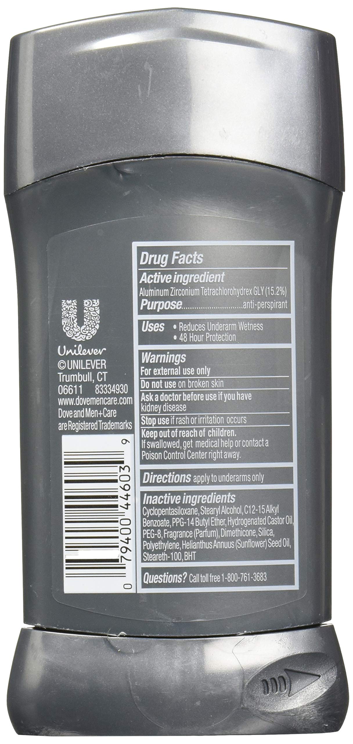 Dove Men+Care Antiperspirant Stick, Sensitive Shield, 2.6 Ounce (Pack of 4) Beauty and Personal Care Dove
