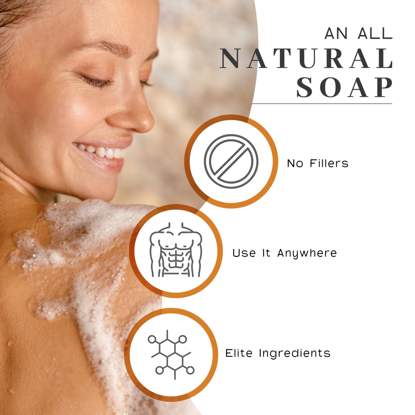 VanMan Pumpkin Spice Body Soap - Grass Fed Finished Suet Beef Tallow & Pumpkin Puree - Nourishing, Hydrating & Moisturizing Natural Bar Soap Beauty & Personal Care The VanMan Company