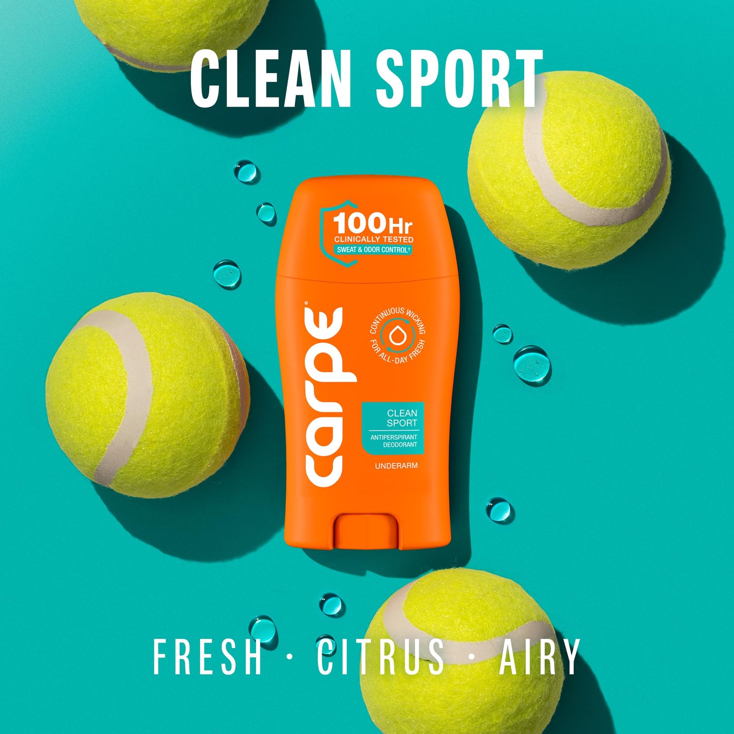Carpe Underarm Deodorant Antiperspirant - Extra Strength Men's Antiperspirant with 100 Hour Sweat Control - Deodorant for Men - Helps Eliminate Odor Beauty and Personal Care Carpe