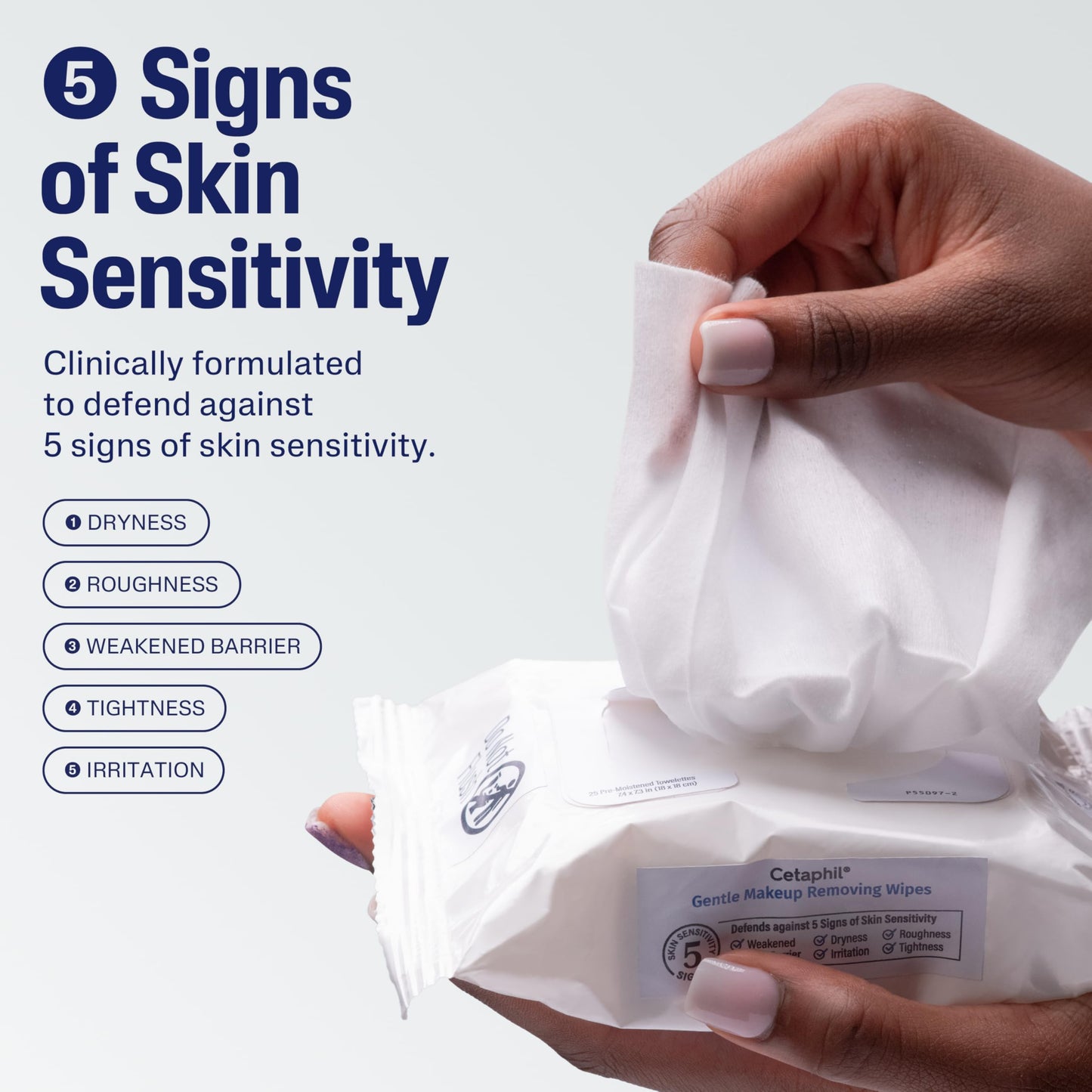 Cetaphil Gentle Removing Face Wipes, Daily Cleansing Facial Towelettes Gently Remove Makeup, Fragrance and Alcohol Free, 25 Count Beauty & Personal Care Cetaphil