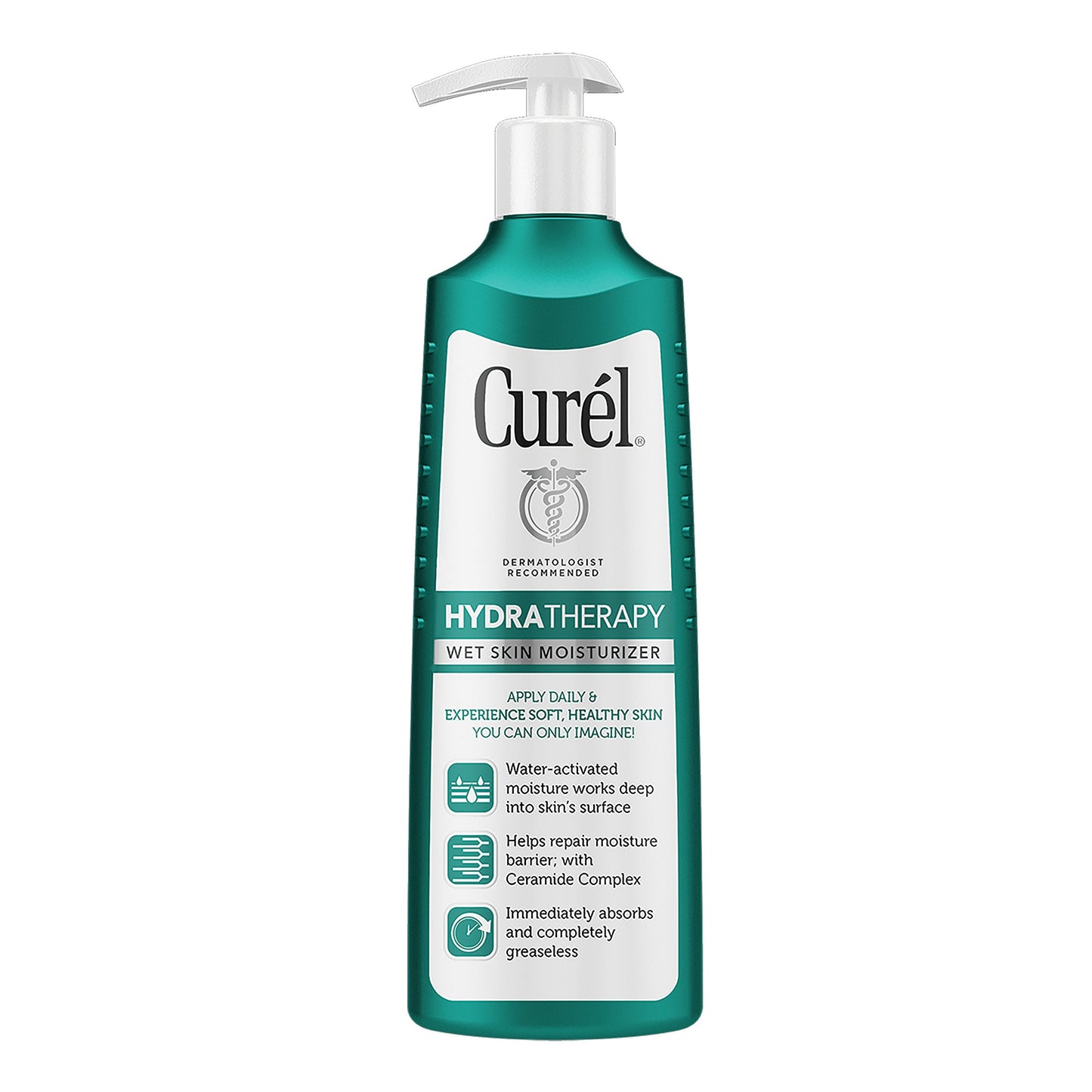 Cur?©l Hydra Therapy, Instant Moisturizer, 12 Ounce Wet Skin Lotion for Dry or Extra-dry Skin, with Advanced Ceramide Complex, Experience Optimal Beauty & Personal Care Curel