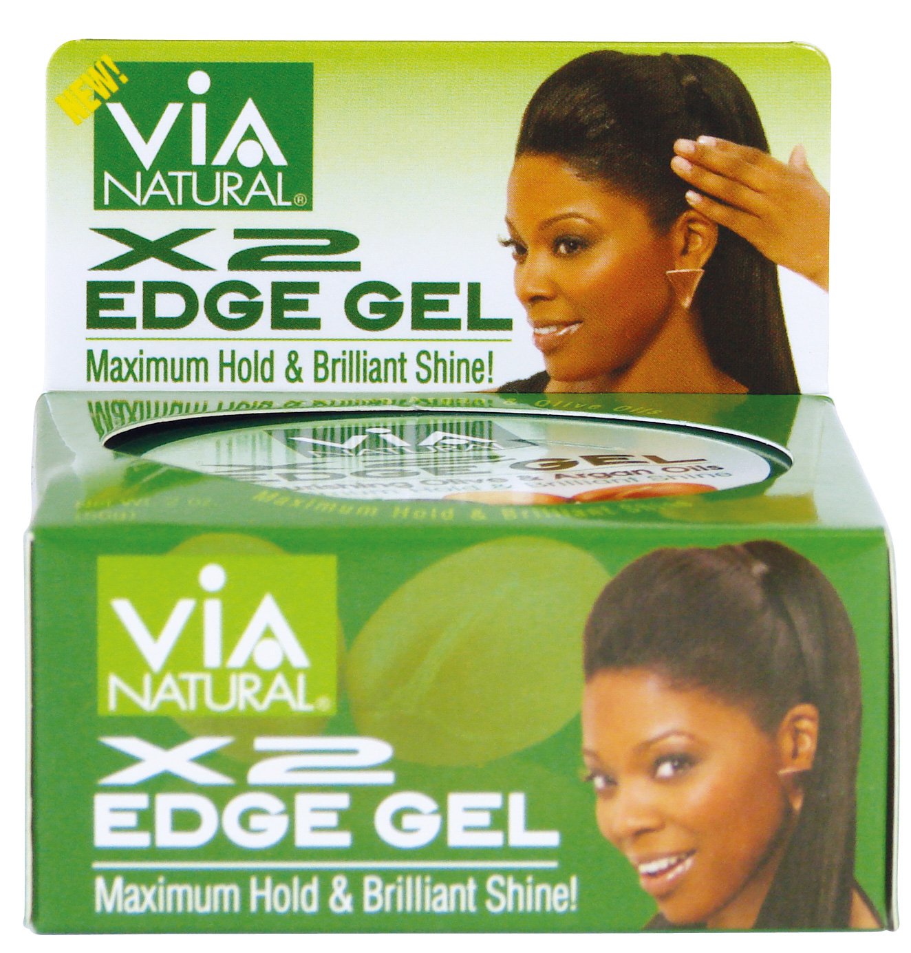Via Natural X2 Edge Gel, 2 Ounce Beauty & Personal Care Via Natural