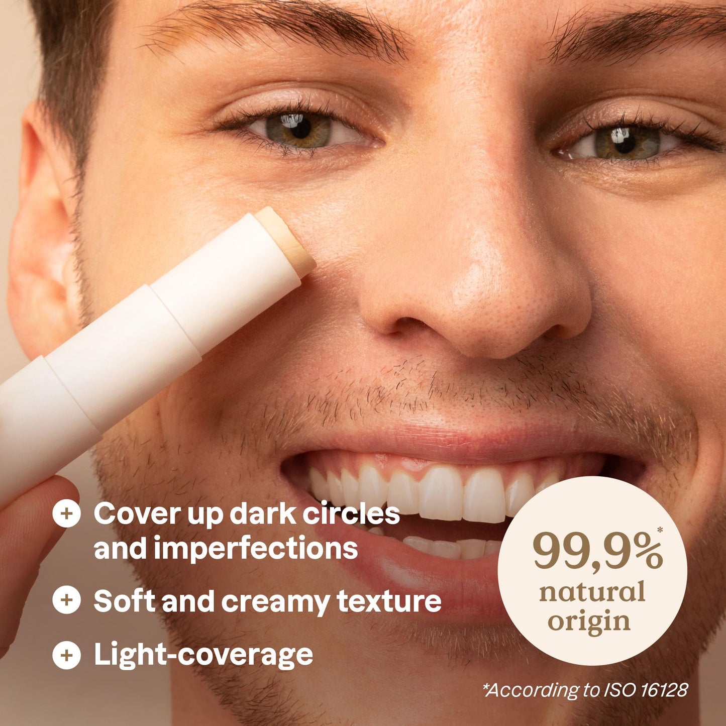 ATTITUDE Oceanly Light Coverage Under Eye Concealer Stick, Titanium Dioxide-Free, EWG Verified, Plastic-Free, Vegan & Cruelty-free Makeup, Cream, 0.2 Beauty & Personal Care ATTITUDE