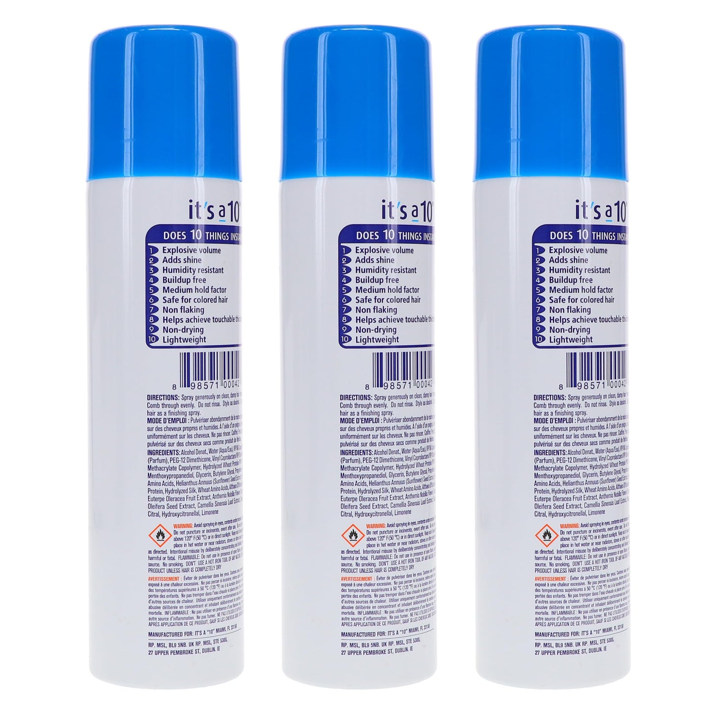 It's a 10 Haircare Miracle Blowdry Volumizer, 6 fl. oz. (Pack of 3) Beauty & Personal Care It's a 10 Haircare
