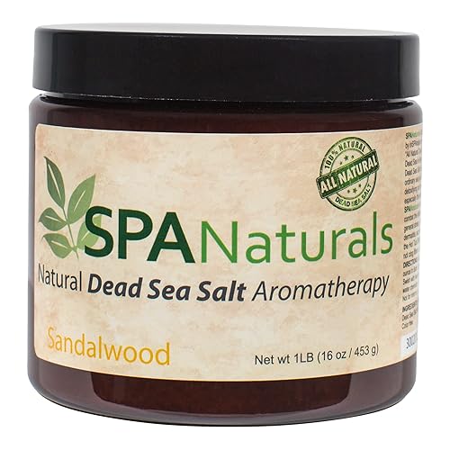 InSPAration Spa Naturals Dead Sea Salt Sandalwood Aromatherapy Crystals (1 lb) Beauty & Personal Care InSPAration