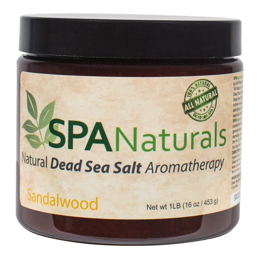 InSPAration Spa Naturals Dead Sea Salt Sandalwood Aromatherapy Crystals (1 lb) Beauty & Personal Care InSPAration