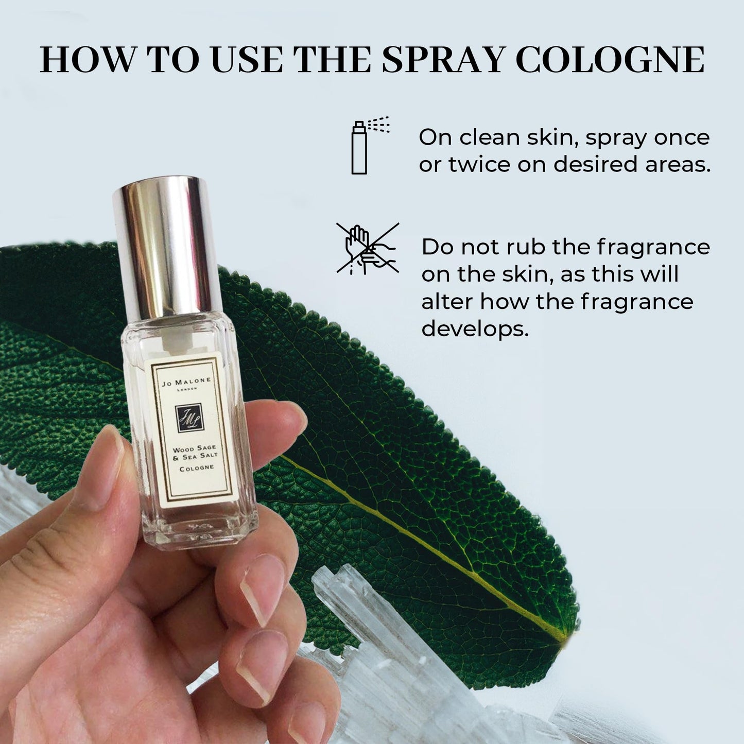 Jo Malone Wood Sage & Sea Salt Cologne Deluxe Sample, 0.3 fl.oz./ 9 ml Beauty & Personal Care Jo Malone